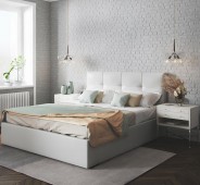 Купить полутораспальные кровати с мягким изголовьем от <%min_price%> р в интернет магазине НаМатрасе в Москве